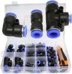 Mar-Pol Set de cuplaj pentru furtunuri de aer 4-12mm 52buc 40426 (M66572)
