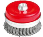 GEKO Perie sârmă cupă - sârmă împletită 100mm 10668 (G00612)