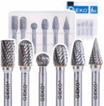 GEKO Set de freze rotative de carbură 6 bucăți 63334 (G37498)