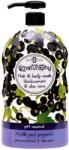 Naturaphy Gel de duș și șampon 2 în 1 coacăză neagră și aloe vera Naturaphy 1000ml 30083 (5908311416945)