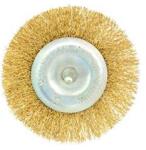 GEKO Perie sârmă rotundă - sârmă fină placată cu alamă 100mm 06657 (G00618)