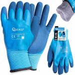 GEKO Mănuși de lucru, izolate, impermeabile, mărimea 8 (tricot, latex) 63428 (G75042)