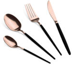 Berlinger Haus Set de tacâmuri de 24 piese, BLACK-ROSE GOLD 54284 (BH/3073) Tacam