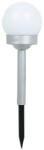 Jumi Lampă solară - bilă din plastic 10 cm, 1 LED alb 41057 (L-652781)