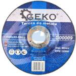 GEKO Disc de șlefuit pentru metale 125 mm x 6 mm x 22, 2 mm 02082 (G78218) Disc de taiere