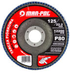 MAR-POL Disc abraziv lamelar 125mm P80/INOX 61233 (M07983)