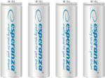 Esperanza Baterie reîncărcabilă NI-MH AA 2000mAh 4 bucăți, alb (EZA104W) Baterie reincarcabila