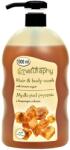 Naturaphy Gel de duș și șampon 2în1 cu zahăr brun Naturaphy 1000ml 30065 (5908311416785)