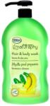 Naturaphy Gel de duș și șampon 2 în 1 banane și aloe vera Naturaphy 1000ml 30085 (5908311416952)