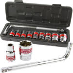 MAR-POL Set de chei cu soclu 1/2" 10-24mm 10 buc 40202 (M58200) Set capete bit, chei tubulare