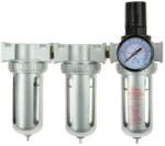 GEKO Regulator de presiune cu filtru și manometru 3-trepte 1/2 profi 09826 (G03160)