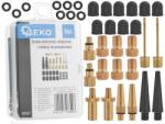 GEKO Set de adaptoare pentru umflarea anvelopelor 36 buc 61501 (G01267)
