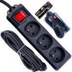 Keltin Cablu prelungitor 5m 3x negru 41955 (K00245C-C)
