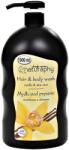 Naturaphy Gel de duș și șampon 2în1 vanilie cu extract de aloe vera Naturaphy 1000ml 30039 (5908311416624)