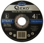 VERKE Disc debitare metale 115mm x 1, 6mm x 22mm 02096 (V44102) Disc de taiere