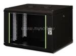ASSMANN DN-19 07-U-SW 19" 7U 420x600x450mm lapraszerelt üvegajtós fekete Unique fali rack szekrény (DIGITUS_DN-1907-U-SW) (DIGITUS_DN-1907-U-SW)