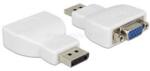Delock Displayport - VGA adapter - Fehér (DL65568) (DL65568)