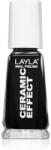 Layla Cosmetics Ceramic Effect körömlakk árnyalat N. 31 Pure Black 10 ml