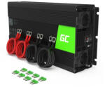 Green Cell INV15 áramátalakító és inverter Automatikus 3000 W Fekete
