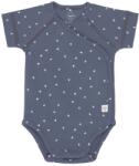 Lassig Бебешко боди с къс ръкав Lassig - Gots, 50/56 cm, 0-2 м, Triangle Blue (4042183416434) - ozone