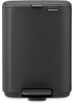 Brabantia Pedálos szemetes kosár BO 4 l, ásványi szürke, acél, Brabantia (BRAB237904)