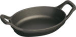 Staub Ovális öntöttvas mini sütőtál fekete 15 cm Staub (ST1301323)