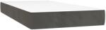 vidaXL sötétszürke bársony zsebrugós ágymatrac 100x210x20 cm 17.2 kg (4016571VidaXL)