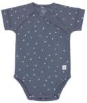 Lassig Бебешко боди с къс ръкав Lassig - Gots, 86/92 cm, 12-24 м, Triangle Blue (4042183416465) - ozone
