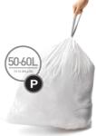 simplehuman visszahúzható zsákok, 50-60 l, P típus, 20 darab (CW0175)