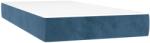 vidaXL sötétkék bársony zsebrugós ágymatrac 80x210x20 cm 13.4 kg (4016562VidaXL)