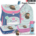 Ars Una ergonomikus iskolatáska SZETT 5 részes - Fresh Flowers (5993120029608SZ2)