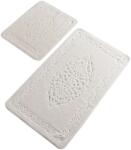 Elite Elegáns Ecru Pamut Fürdőszobaszőnyeg Szett - 2 db (50x60cm + 60x100cm) (359CHL1548)