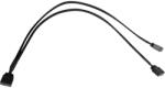 Alphacool Y-Kábel aRGB splitter 3-Pin - 2x 3-Pin fekete 30cm 18705 (18705)