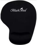 BlackBird Egérpad Office FocusPad ergonomikus zselés fekete BH1767 (BH1767)