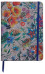 Clairefontaine Notebook coperta moale piele, A5, 144 pagini, Celeste MULTICOLOREDFLOWERS (CAI248)