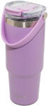 Nebo Termos cu capac transparent, 900 ml - NEBO, Mov (16883)