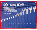 KING TONY 15 részes csillag-villáskulcs készlet 6-32mm (6 / 7 / 8 / 10 / 11 / 12 / 13 / 14 / 17 / 19 / 22 / 24 / 27 / 30 / 32 mm) 1215MRN02 (1215MRN02)