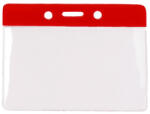  Portecuson orizontal cu banda color ROSU - Set 100 (2880)