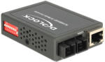 DeLock Медия конвертор 100Base-FX SC SM 1310 nm 30 km компактен