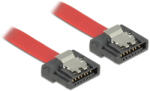 Delock кабел SATA FLEXI 6 Gb/s 20 cm червен метал