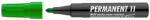 ICO Marker permanent 1-3 mm Ico 11 VERDE - Set 10 (MKP203)