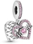 PANDORA Moments Passions 799402C01 Szív és Anya függő charm (Ag925/1000, 3, 2g)