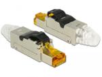 Delock RJ45 щепсел за монтаж Cat. 6A материал: метал