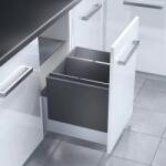 Hailo Cos de gunoi incorporabil Hailo 502.04. 462, 1 x 28 l si 1 x 18 l, corp 500 mm (502.04.462) Cos de gunoi