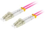 Lanberg Patch Cord Fibra Optica Lanberg FO-LULU-MD41-0020-VT, Multi-Mode, Duplex LC/UPC - Duplex LC/UPC, 2 m, Violet (FO-LULU-MD41-0020-VT)