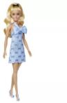 Mattel Barbie Fashionista: Prietenele păpușă de modă elegantă în rochie cu arc albastru Papusa Barbie
