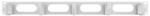Lanberg 19" 1U tip B panou de gestionare a cablurilor, gri (AK-1205-S) (AK-1205-S)
