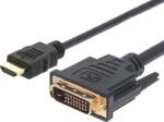 TECHLY Cablu HDMI tata - DVI-D tata 3M Techly Negru ICOCHDMI-D-030 (icoc-hdmi-d-030)