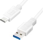 LogiLink Cablu de date Logilink CU0172, USB-C Male - USB 3.0 A Male, 0.5 m, White (CU0172)