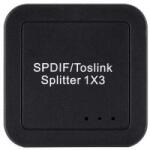 Digital Spliter Digital Toslink Optical Fiber Audio 1in tata la 3 out mama (l70480)